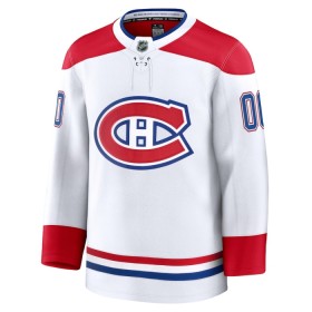 Maillot de Hockey Montreal Canadiens Personnaliser Fanatics Premium 2024-25 Blanc Extérieur - Homme